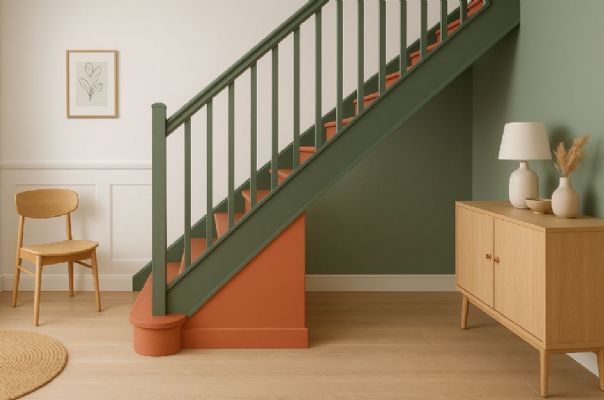 樓梯跳色怎麼選？設計邏輯、色系搭配與裝修注意事項